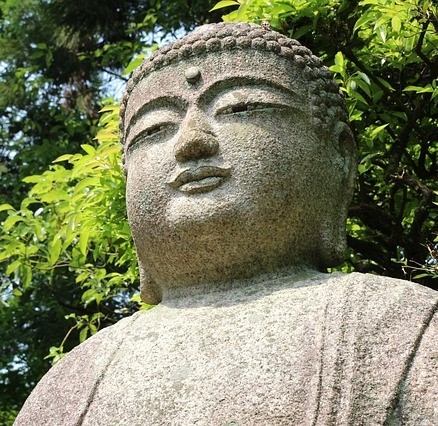 A statue of the Buddha A statue of the Buddha