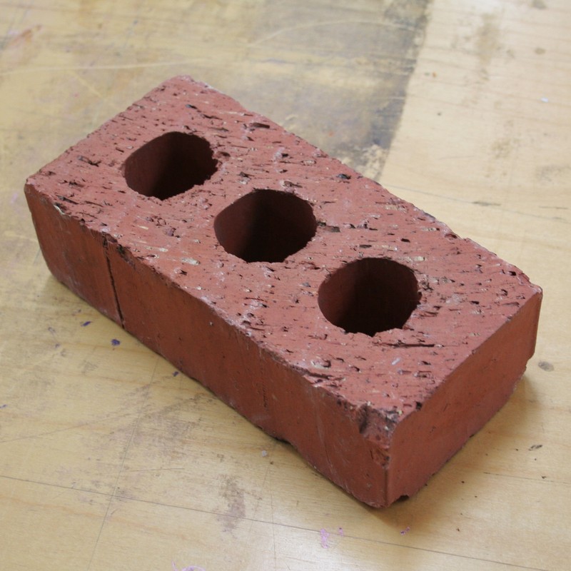 A common red brick A common red brick